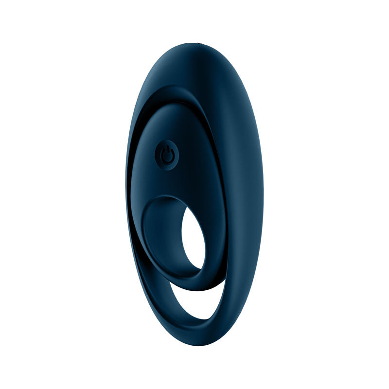 Satisfyer Glorious Duo - Dark Blue USB Rechargeable Cock & Balls Ring