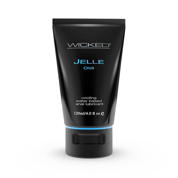 Wicked Jelle Chill - Cooling Water Based Anal Lubricant - 120 ml (4 oz) Bottle