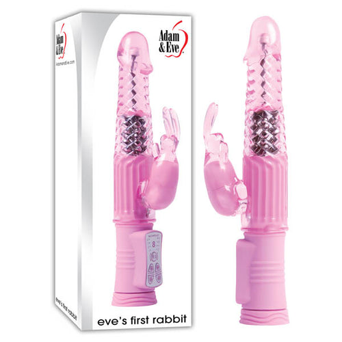 Adam & Eve Eve's First Rabbit - Pink 22.9 cm (9'') Rabbit Vibrator