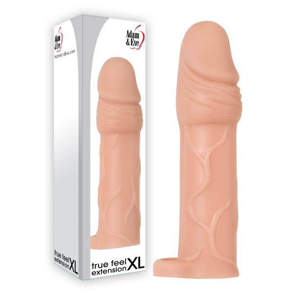 Adam & Eve True Feel Extension XL - Flesh 6.3 cm (2.5'') Penis Extension Sleeve