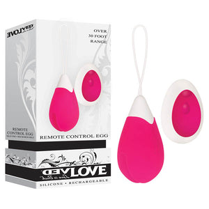 Evolved Remote Control Egg - Pink USB Rechargeable Egg with Wireless Remote Control