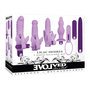 Evolved Lilac Desires - Purple Couples Kit - 7 Piece Set