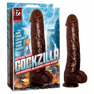 Cockzilla - Black 43 cm (17'') Dong