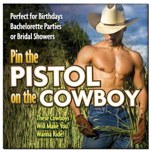 Pin The Pistol On The Cowboy - Hens Party Game