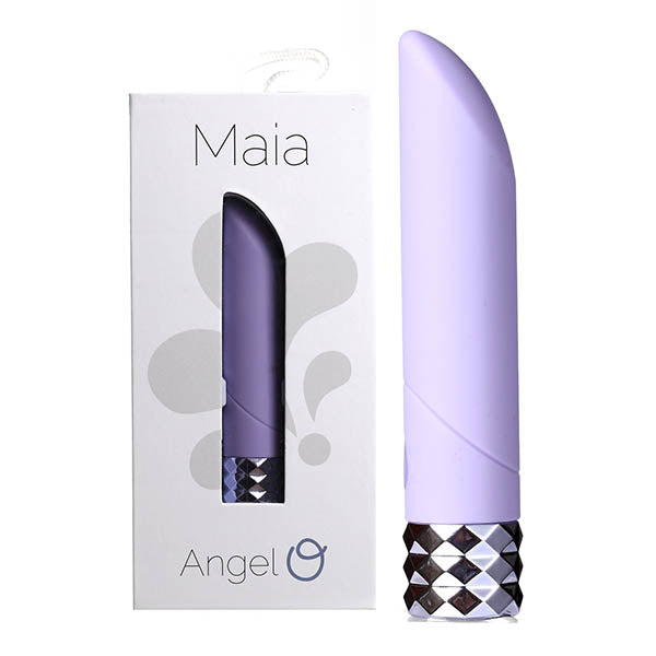 Maia Angel - Lavender 12 cm USB Rechargeable Bullet