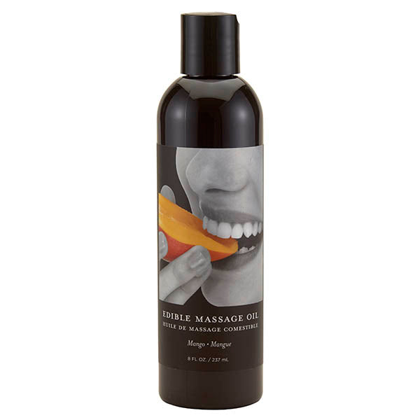Edible Massage Oil - Mango Flavoured - 237 ml Bottle