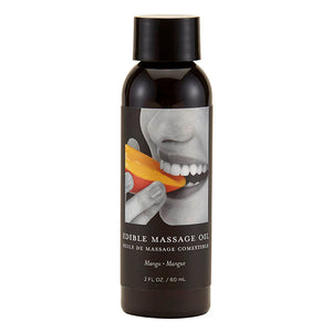 Edible Massage Oil - Mango Flavoured - 59 ml Bottle