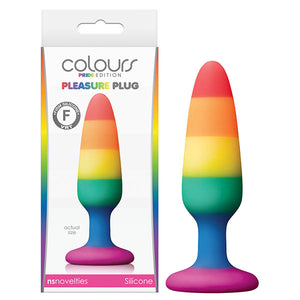 Colours Pride Edition - Pleasure Plug - Rainbow 11 cm Small Butt Plug