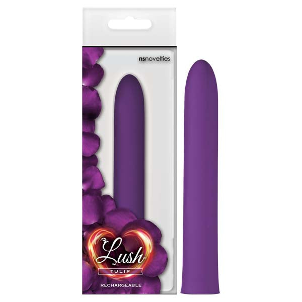 Lush Tulip - Purple 14 cm (5.5'') USB Rechargeable Vibrator