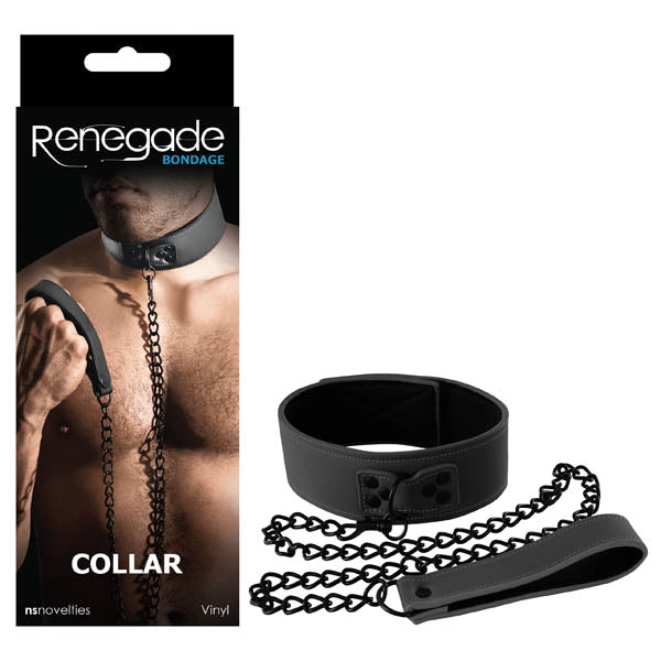 Renegade Bondage - Collar - Black Restraint