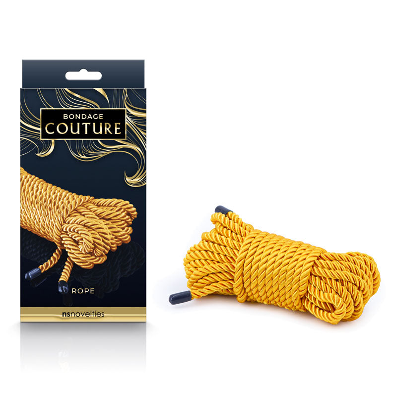 Bondage Couture Rope - Gold - Gold Bondage Rope - 7.6 metres