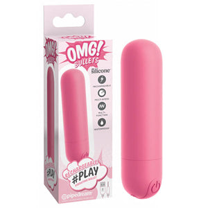 OMG! Bullets #Play - Pink USB Rechargeable Bullet