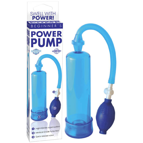 Beginner's Power Pump - Blue Penis Pump