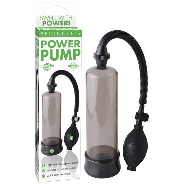 Beginner's Power Pump - Smoke Penis Pump