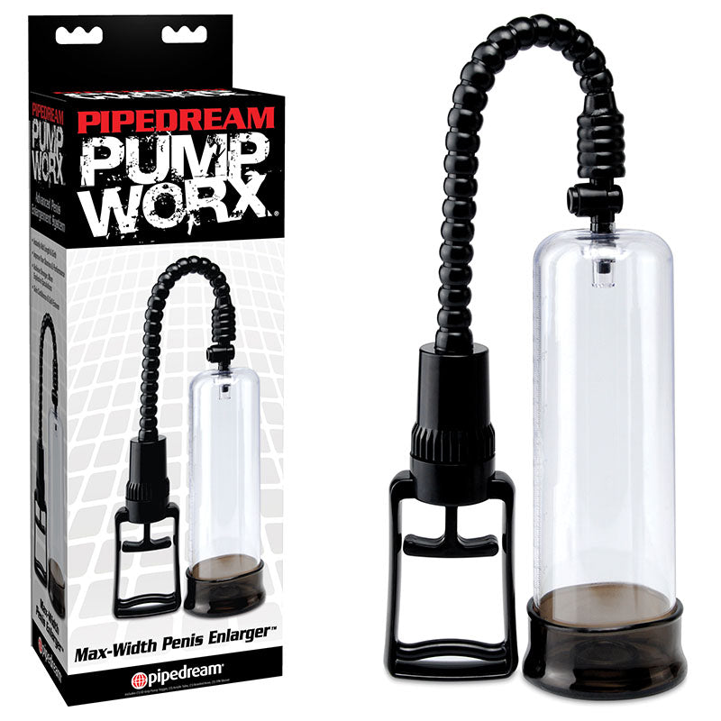 Pump Worx Max Width Penis Enlarger Clear Black Penis Pump