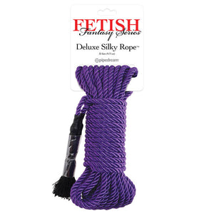 Fetish Fantasy Series Deluxe Silky Rope - Purple Bondage Rope - 9.75 m Length