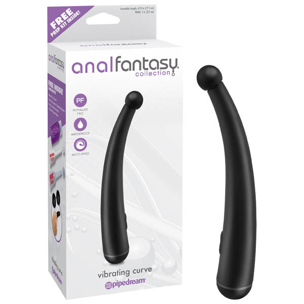 Anal Fantasy Collection Vibrating Curve - Black 17.1 cm (6.75'') Anal Vibrator