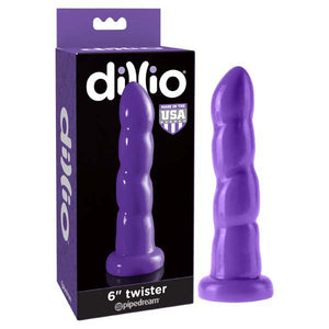 Dillio 6'' Twister - Purple 15.2 cm Dong