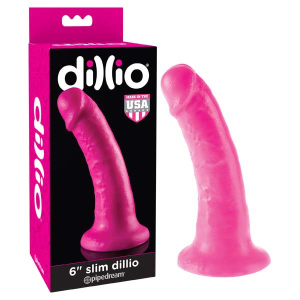 Dillio 6'' Slim - Pink 15.2 cm Dong