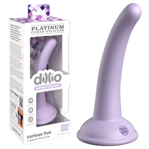 Dillio Platinum Curious Five - Purple - Purple 12.7 cm (5'') Dong