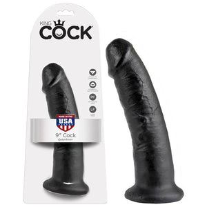 King Cock 9'' Cock - Black 22.9 cm (9'') Dong