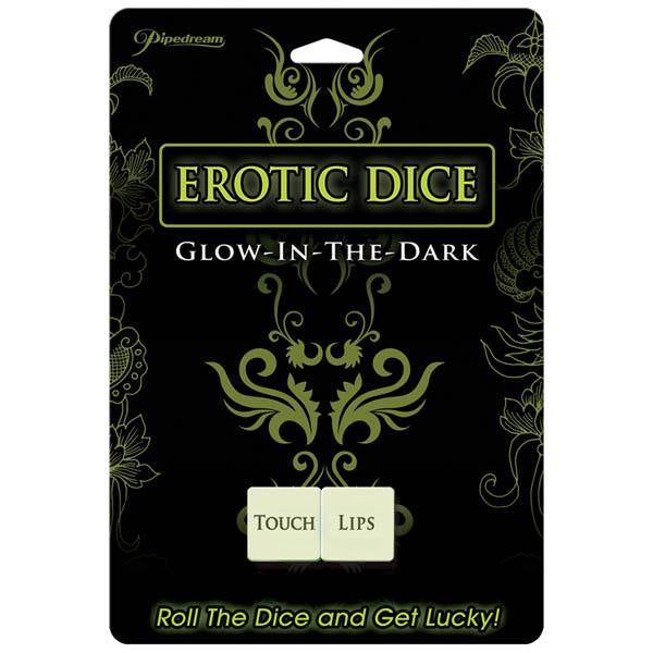 Erotic Dice - Glow in the Dark Couple's Dice Game