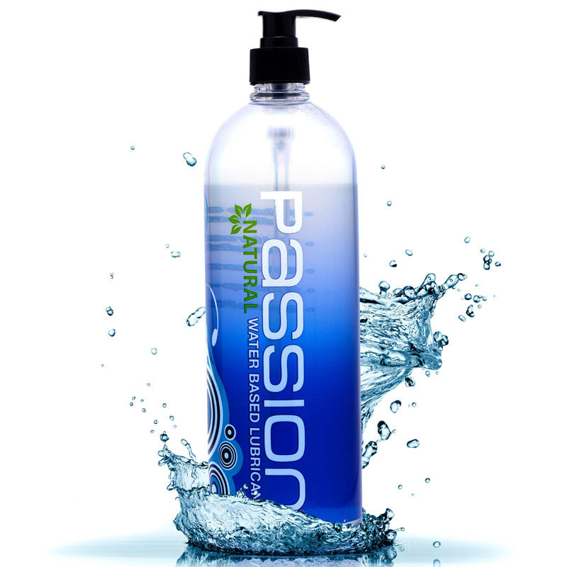Passion Natural Water Based Lubricant - 1000 ml Bottle