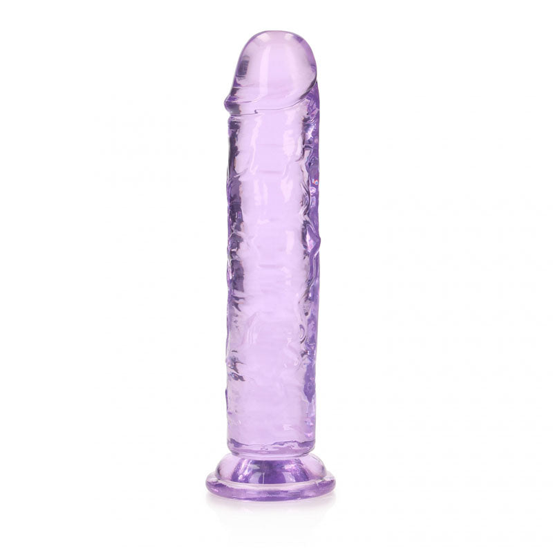 REALROCK 20 cm Straight Dildo - Purple - Purple 20 cm (8'') Dong