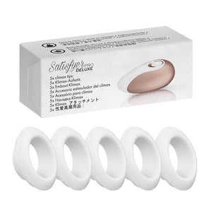 Satisfyer Pro Deluxe Climax Heads - 5 Replacement Silicone Heads for Satisfyer Pro Deluxe