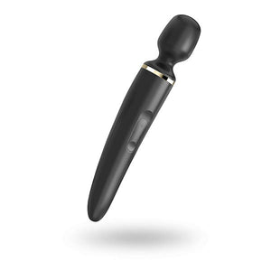 Satisfyer Wand-er Woman - Black USB Rechargeable Massager Wand