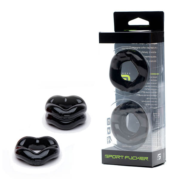 Sport Fucker Revolution Combo Set - Cock and Ball Stretcher Ring - 2 Pack