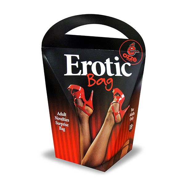 Erotic Bag - Adult Novelties Surprise Bag - 7 Piece Kit