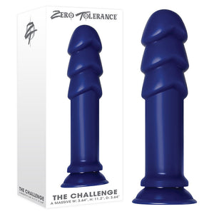 Zero Tolerance The Challenge - Blue Giant Butt Plug