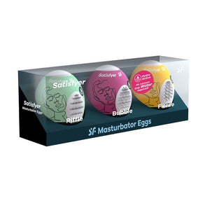 Satisfyer Masturbator Eggs - Mixed 3 Pack #1
